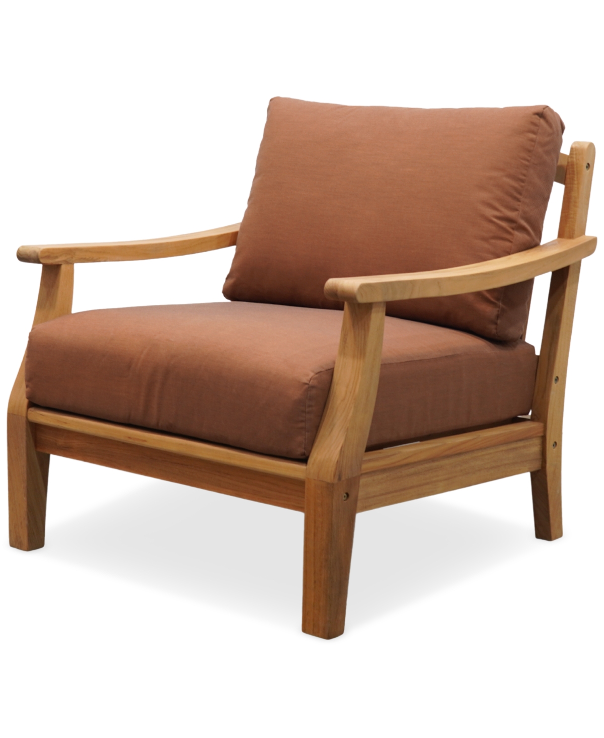 Macy's Bristol Club Chair, Created For  In Brown