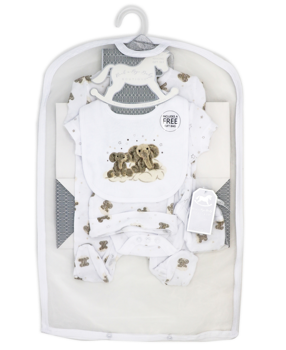 3 Stories Trading Baby Boys And Baby Girls 28-piece Essentials Shower Gift Bundle Set