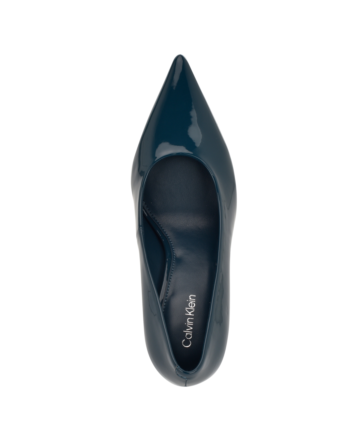 Calvin Klein Leciey Pointed Toe Pump In Green