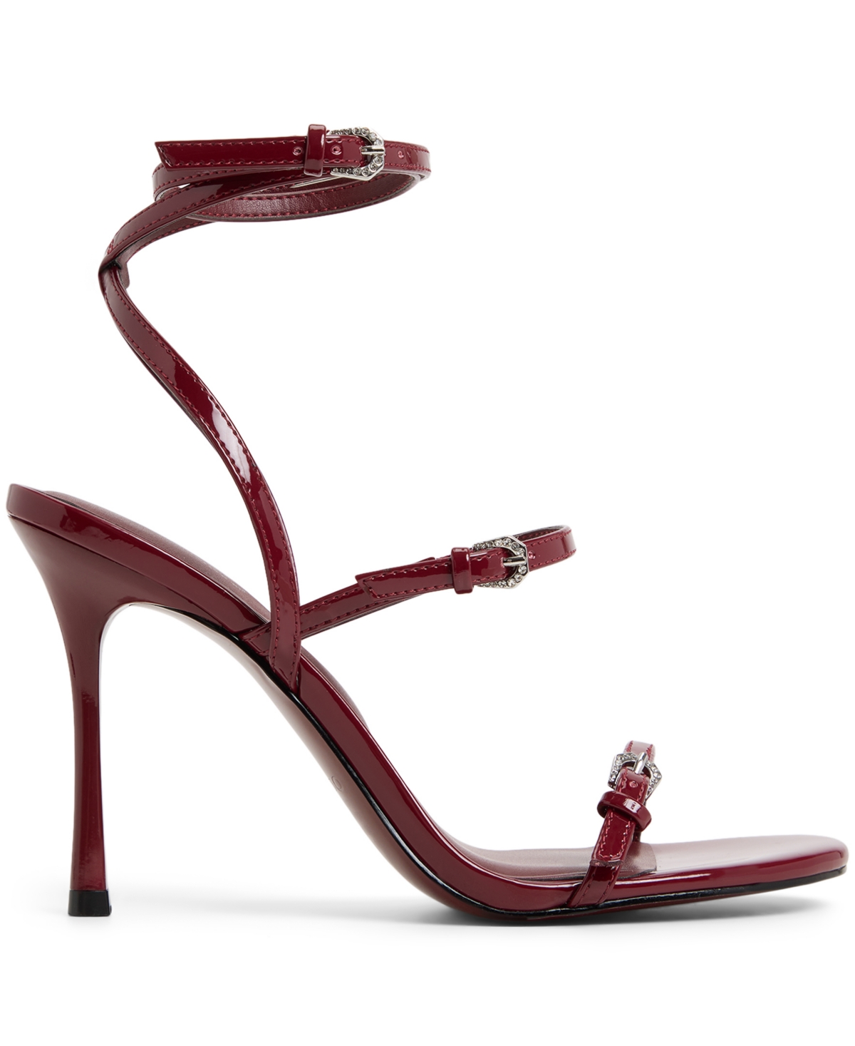 Aldo Jamielynn Ankle Strap Sandal In Red