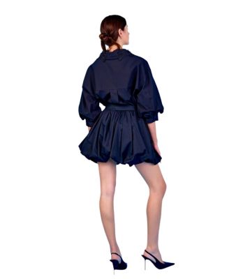 Women's High Waisted Bubble Skirt