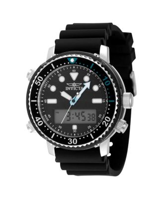 Мужские цифровые часы Invicta 48367 Pro Diver с черным циферблатом и 3 стрелками