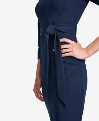 Women's 3/4-Sleeve Sheath Dress