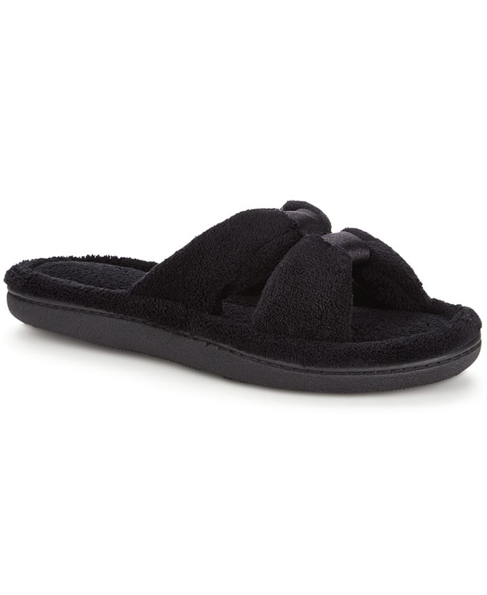 Isotoner Signature Women's Micro Terry X-Slide Slippers & Reviews ...