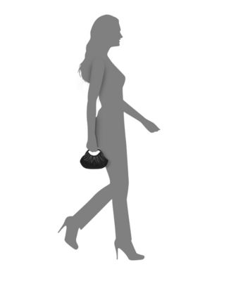 Mini Moon with Cut Out Handle Satchel Bag