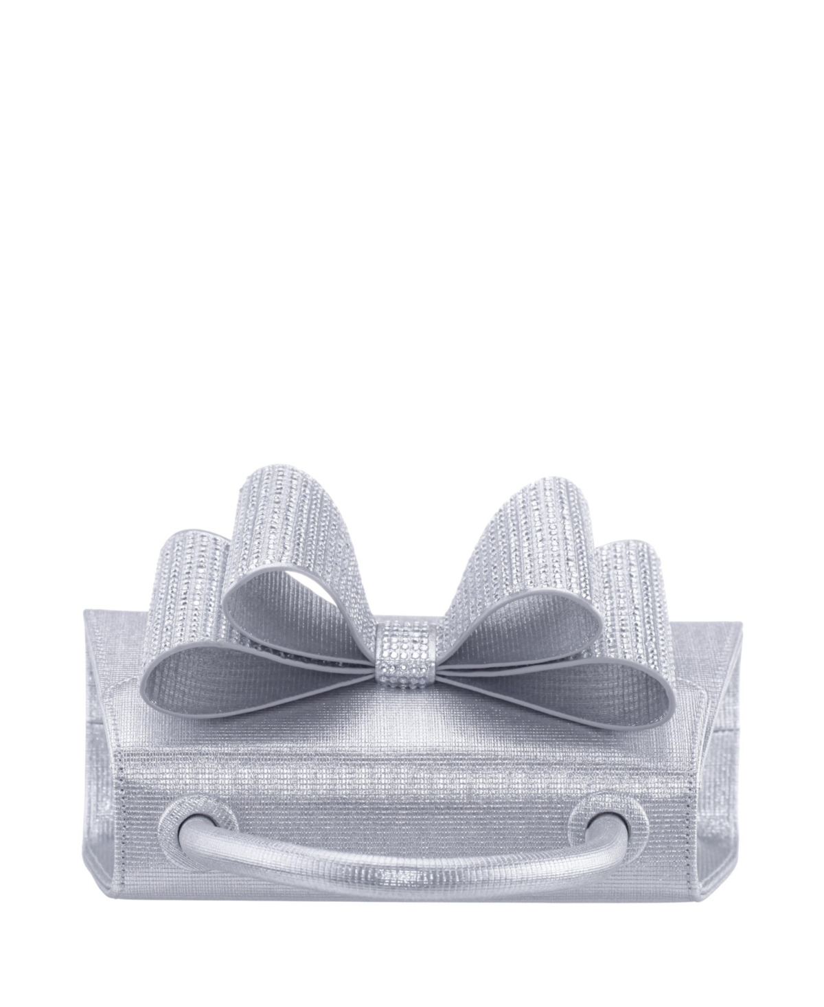 Nina Crystal Double Bow Handheld Satchel Bag