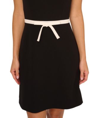 Women's Sleeveless Crepe A-Line Dress