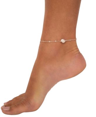 Браслет на ножку из ракушки ЭТТИКА Санторини