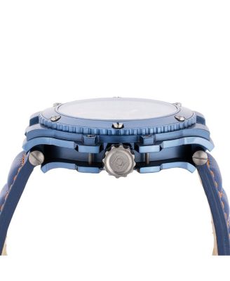 Мужские многофункциональные кварцевые часы Invicta Racing 47382 с синим, серебристым и оранжевым циферблатом