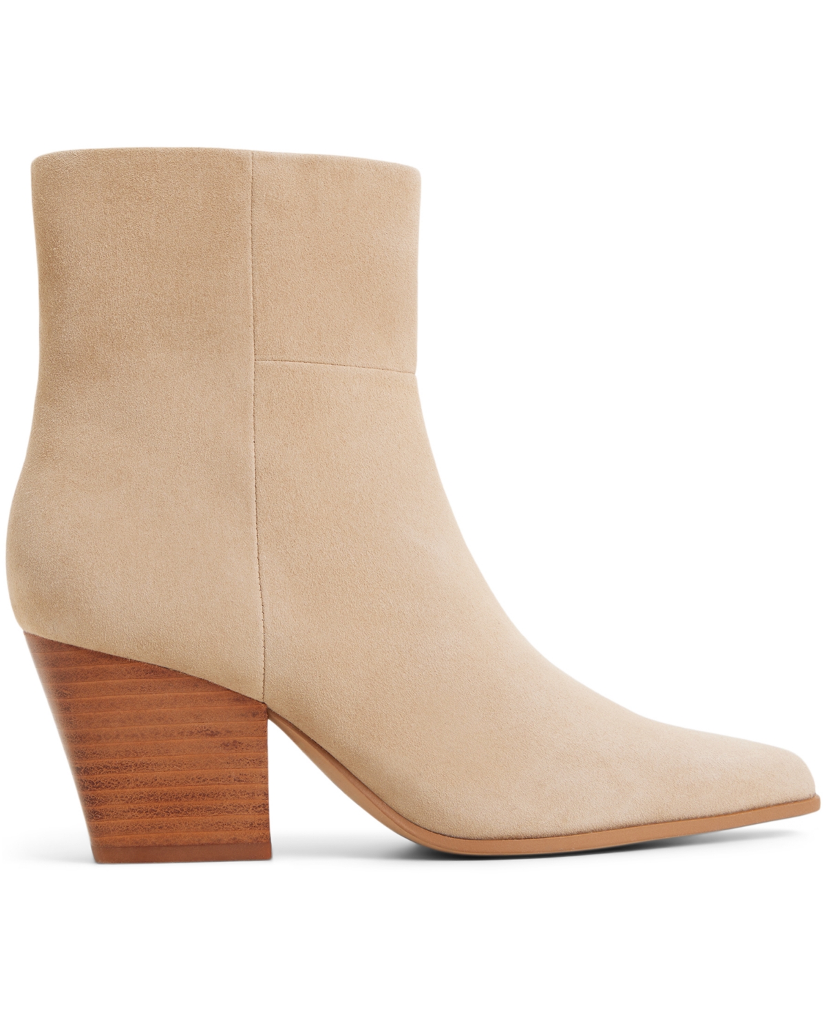 Aldo Shanah Block Heel Bootie In Brown