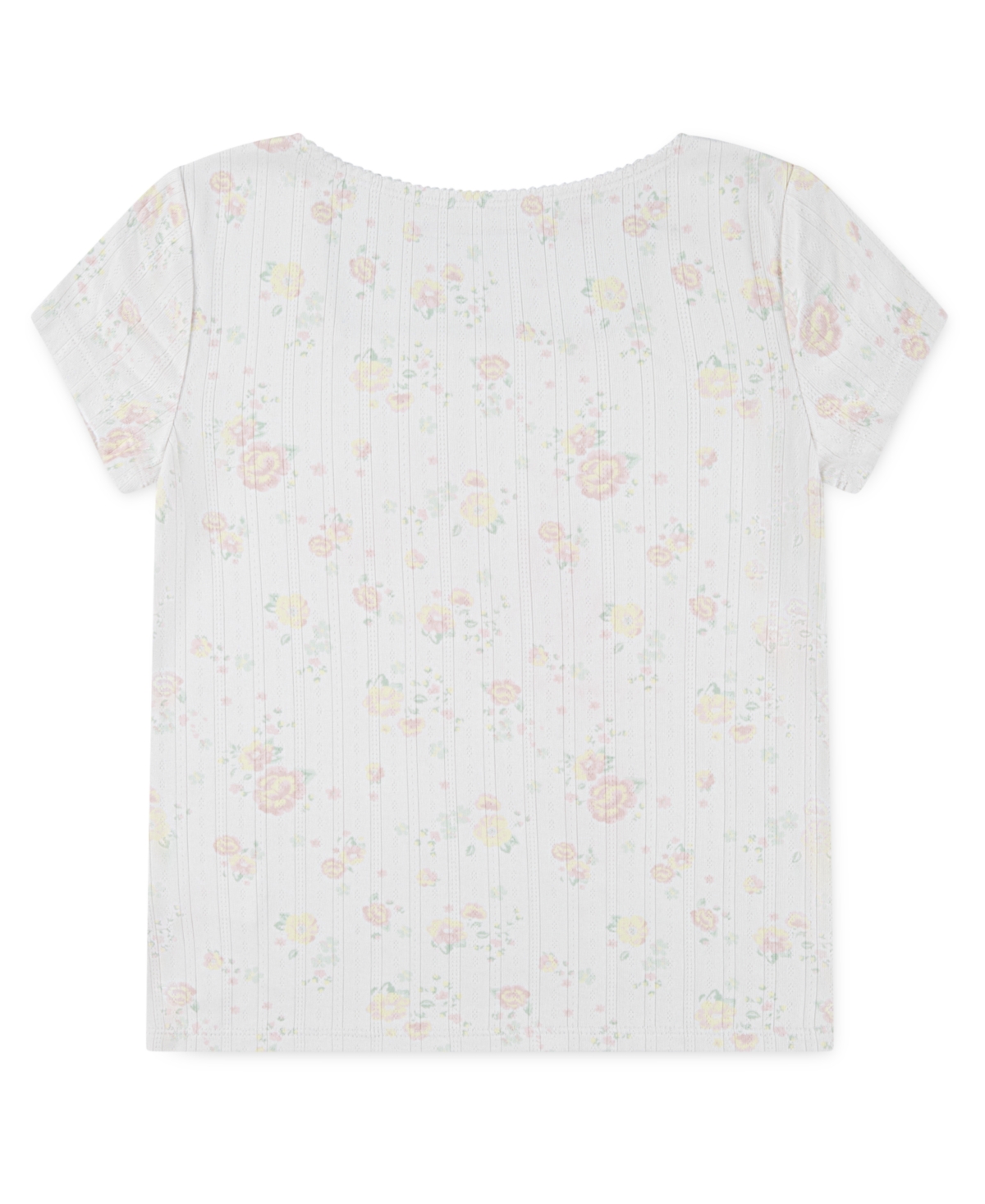 Abercrombie Kids Pointelle T-shirt In Multi