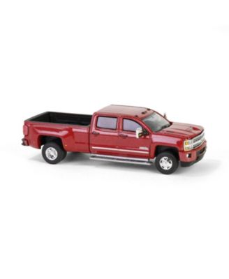 1/64 2018 Silverado 3500 HD Dually High Country Red Metallic Dually Drivers