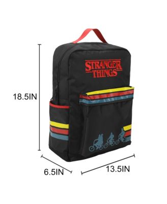 Logo & Silhouettes Black 18.5" Backpack