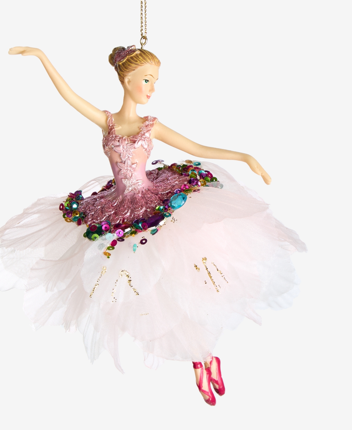 Holiday Lane Ballet Embellished Ballerina Ornament, Macy's Exclusive In Multi