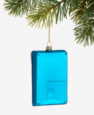 Eclectic Charm Glass Calculator Ornament, Macy's Exclusive