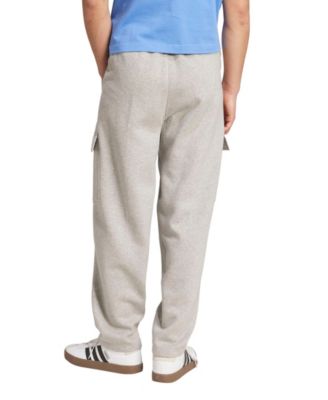 мужские всесезонные флисовые брюки-карго adidas свободного кроя с открытым подолом