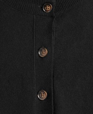 Women's Crewneck Button-Front Cardigan, Exclusively at Macy's