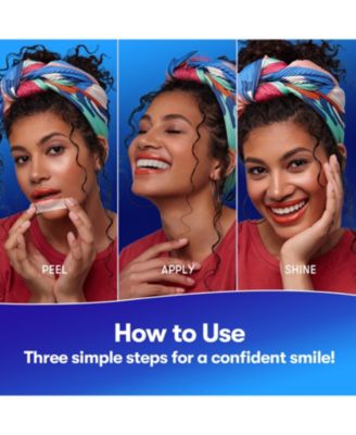 Teeth Whitening Strips, Hydroxyapatite-Infuse Strips, Non-Sensitive Teeth Whitening with Natural Ingredients, Enamel-Safe, Non-Slip (7 Sets)