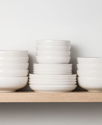 White Coupe Luncheon Bowls, Set of 4