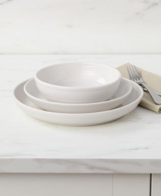 White Coupe Dinner Bowls, Set of 4