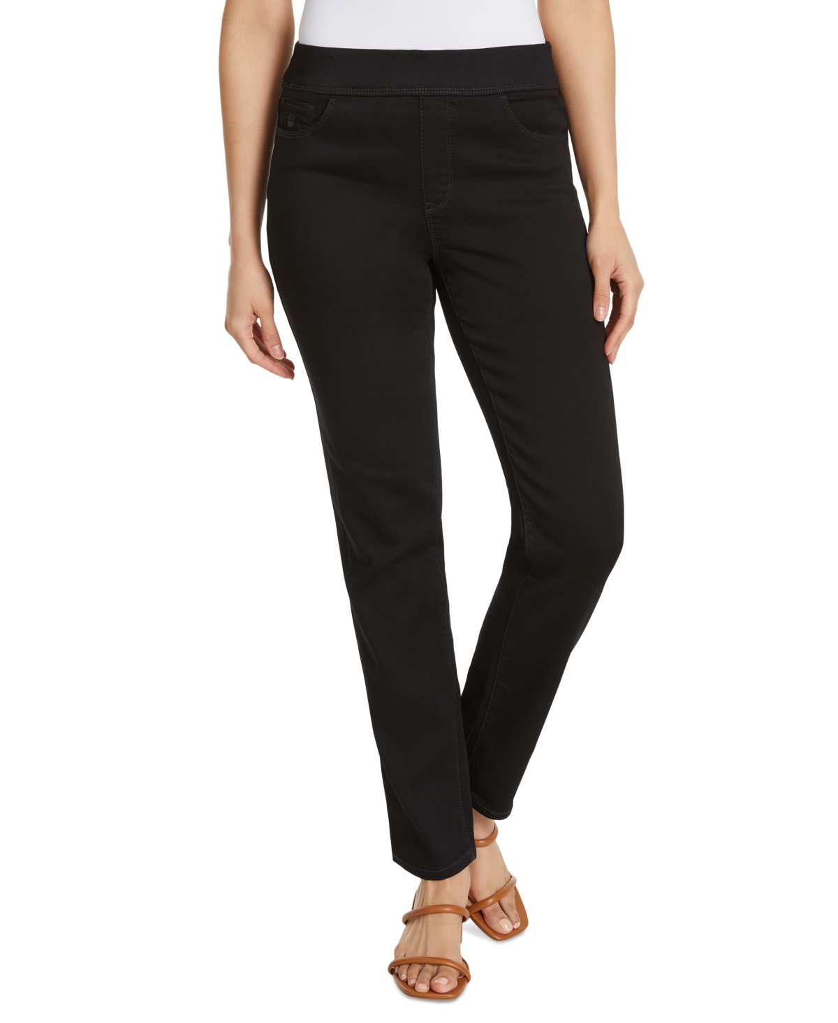 Women's Amanda Pull-On Pants - Black Rinse