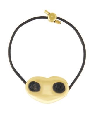 Black Statement Mariner Heart Friendship Bracelet