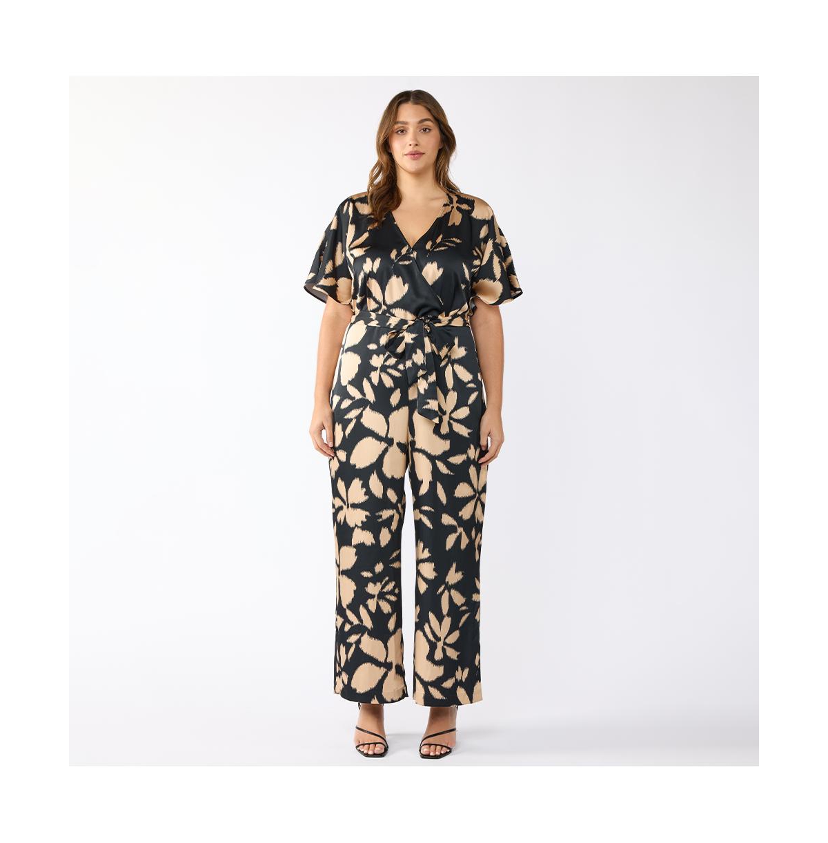 Noosa Satin Jumpsuit - Print