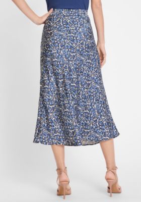 Women's Leo Print A-Lined Skirt