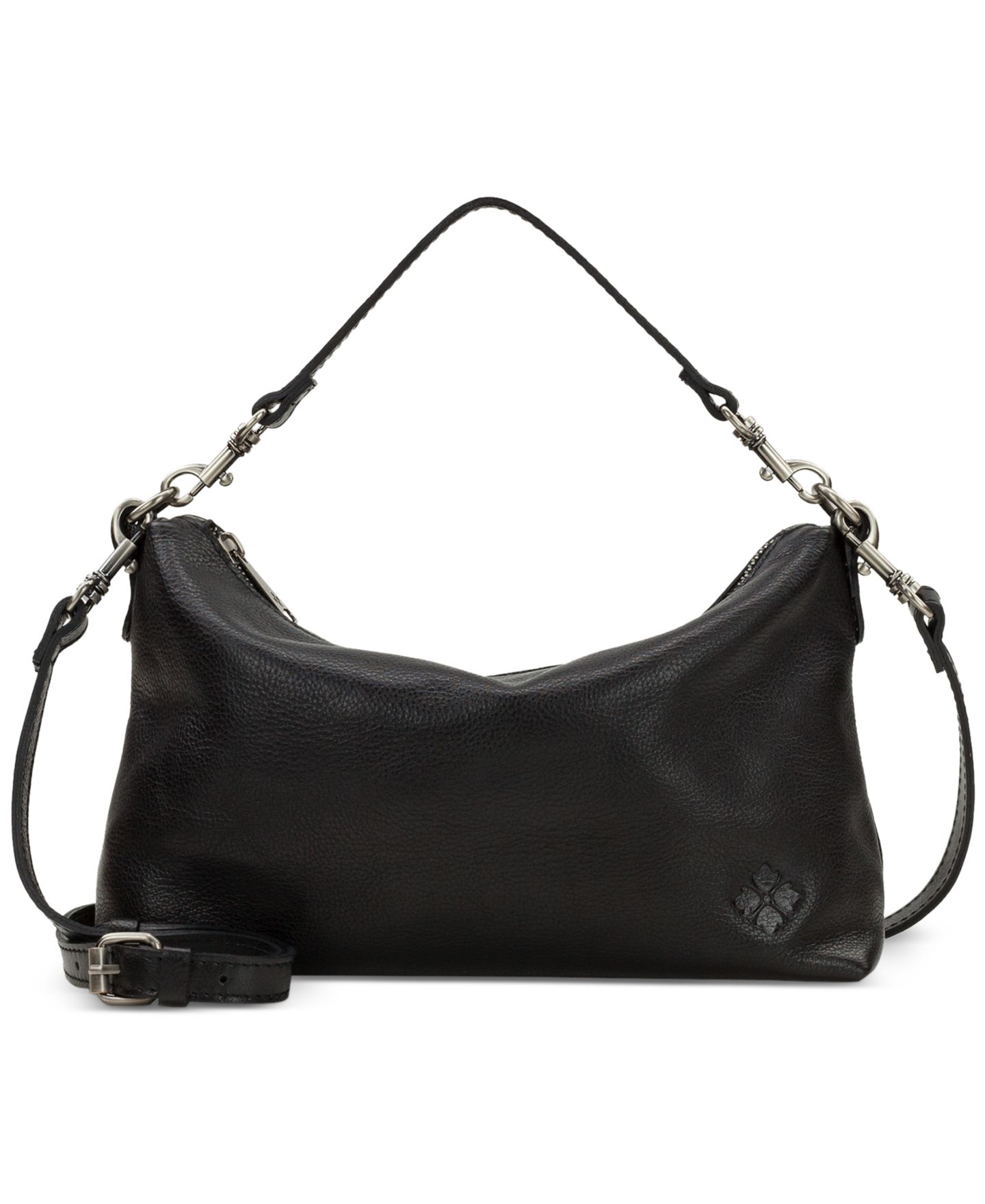 Женская сумка Patricia Nash Kolena Small Leather Slim Shoulder, цвет: Чёрный — фото 1
