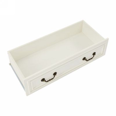 Modern White 5 Drawer Dresser Bathrooom Cabinet Ample Storage Wide Chest of Drawers