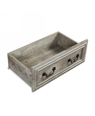 CASAINC Farmhouse Vintage 7-Drawer Rustic Bathroom Cabinet Organizer with Natural Texture