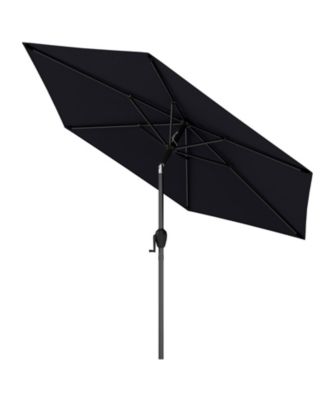 Outdoor Patio Heavy Duty Market Umbrella with Push Button Tilt