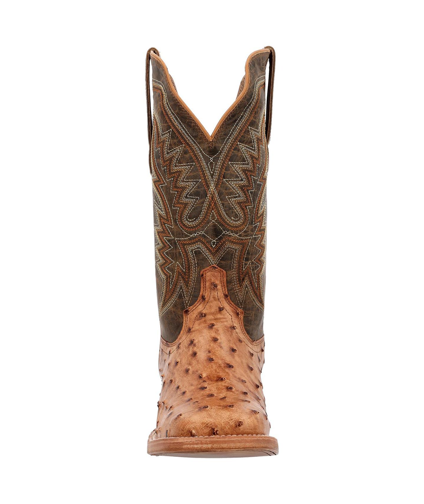 Мужские ботинки Durango Prca Collection Full-Quill Ostrich Western Boot, цвет: Седельно-коричневый — фото 4