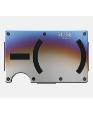 The Ridge Men's RIDGE WALLET FOR MAGSAFE - Burnt Titanium - Cash Strap ...