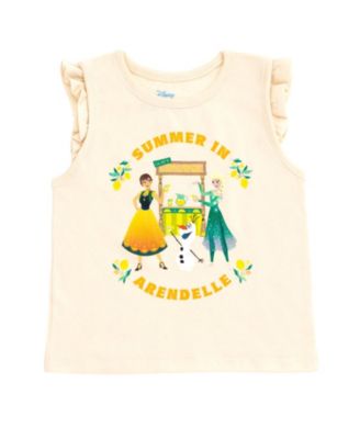 Girls Disney Princess Moana Belle Minnie Mouse Nightmare Before Christmas Tank Top and French Terry Shorts to