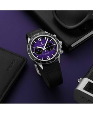 Мужские часы Vincero Apex с хронографом диаметром 42 мм и ультрафиолетово-фиолетовым циферблатом