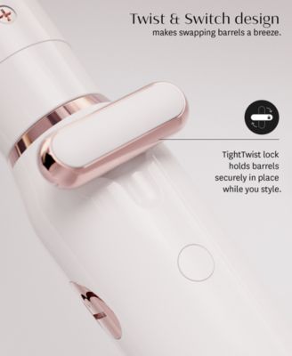 Switch Kit Classic Trio Professional Interchangeable Curling Iron with 3 Ceramic ClipBarrels for Curling and Waving