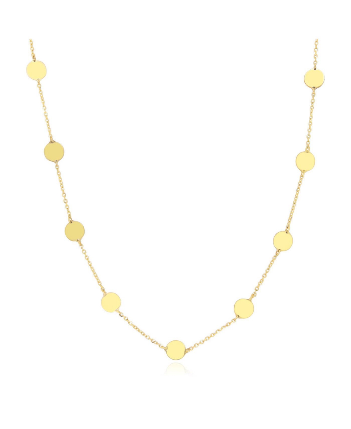 The Lovery Golden Bubble Chain Necklace 14K Gold