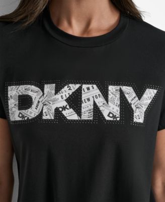 Women's Newspaper Logo Crewneck T-Shirt