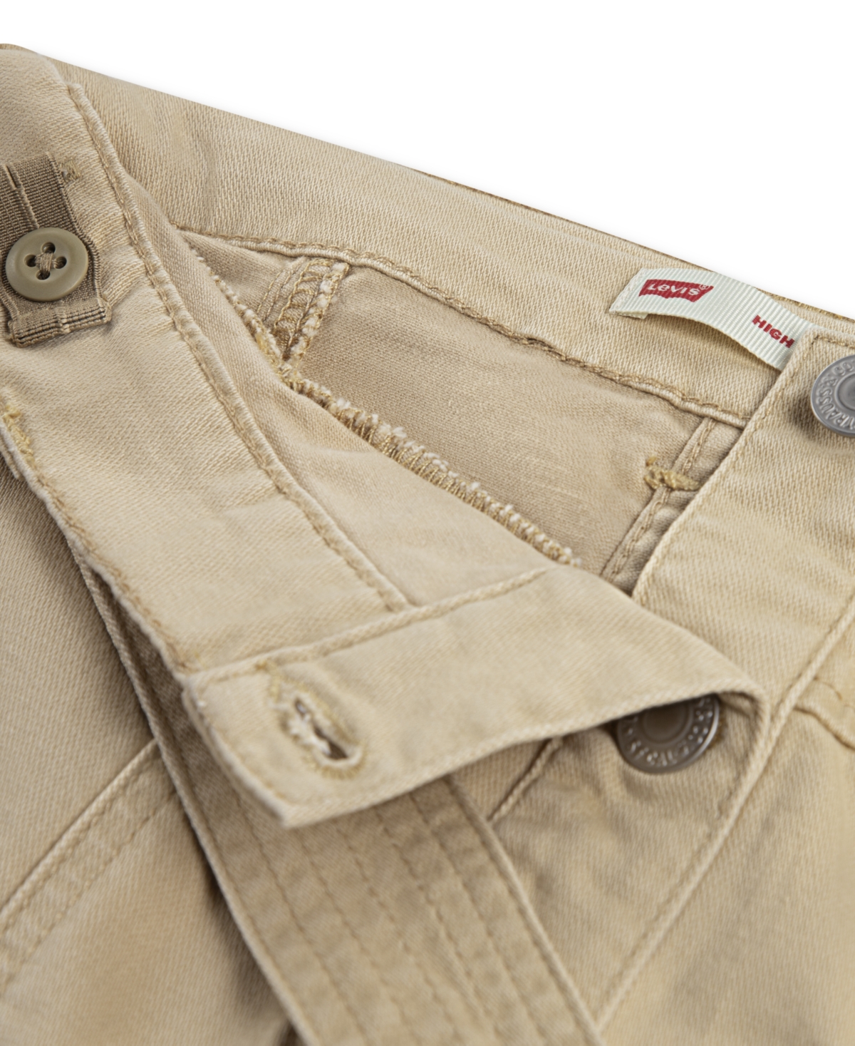 Levi's Big Girls Buttoned Front Skirt In Neutral