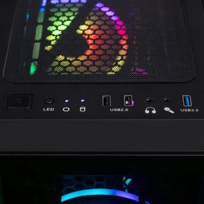 SET Gaming PC - Intel Core i5 14400F 2.5GHz 10-Core, 32GB DDR5 Memory, GeForce RTX 5060 8GB GDDR7 Graphics, 2TB SSD, WiFi, Windows 11 Home 64-bit