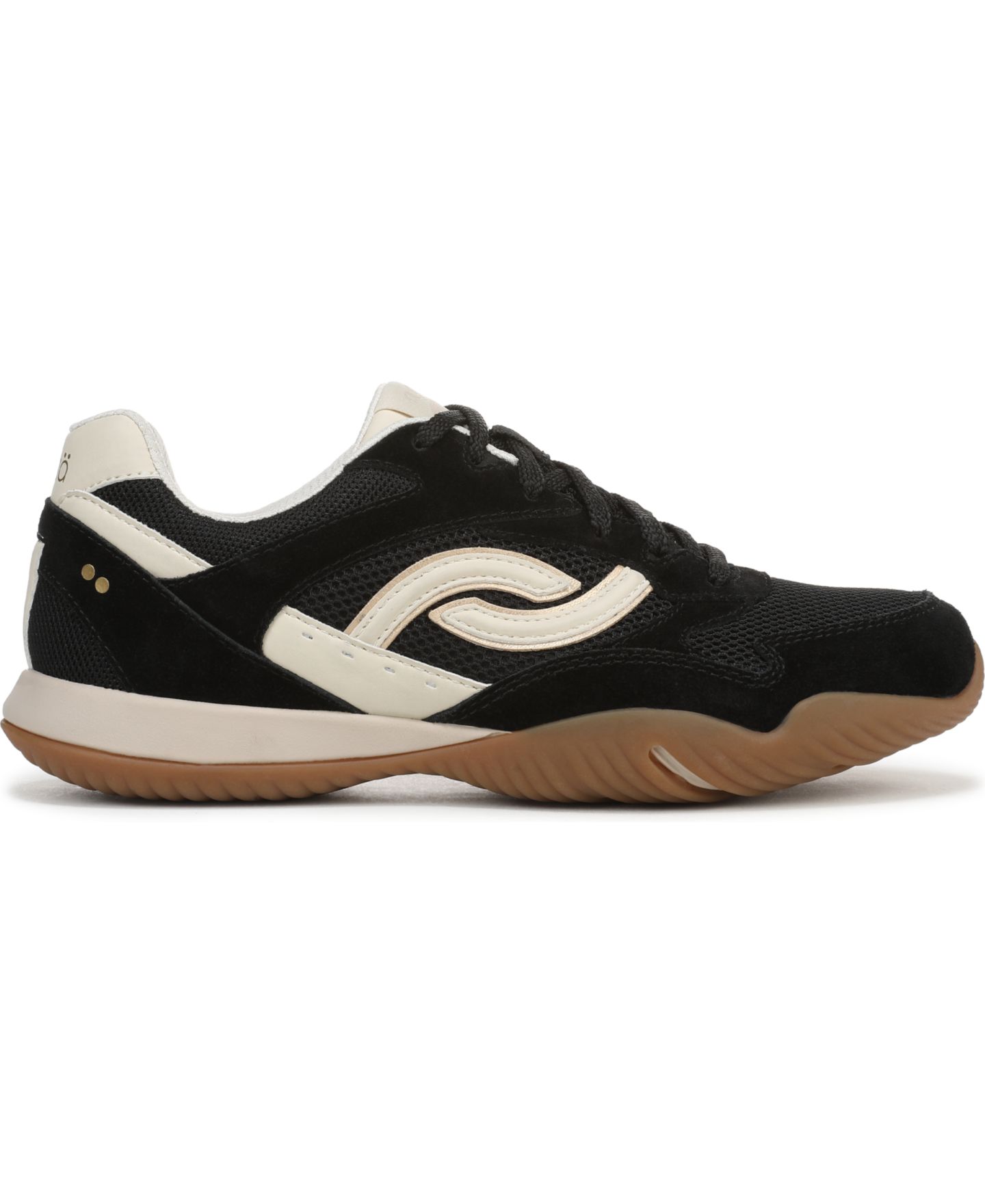 Женские кроссовки Ryka Candor Low Profile Lace Up, цвет: Чёрный замшевый / Сетчатый — фото 2