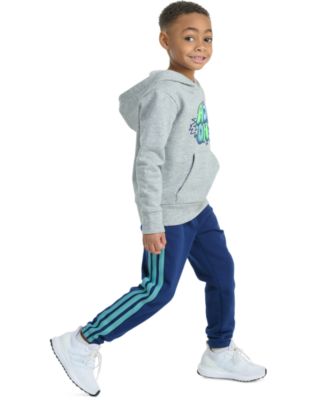 Toddler & Little Boys Long-Sleeve Graphic Fleece Pullover Hoodie & Jogger Pants, 2 Piece Set  