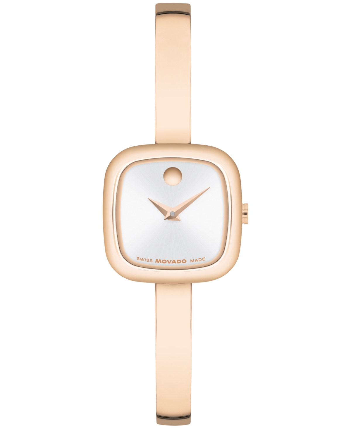 Women's Museum Cushion Swiss Quartz Rose Pvd Bangle Watch, 21.50mm - Rose-Gold