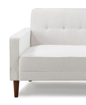 80" Faux Fur Camden Convertible Sofa Bed, Created for Macy's