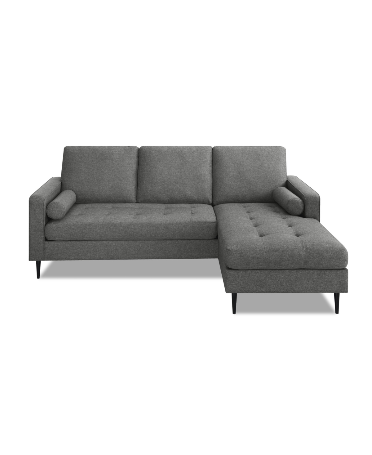 Gold Sparrow 82" Polyester Lexington Reversible Sectional, Created For Macy's