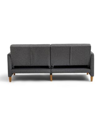 77" Polyester Victoria Convertible Sofa Bed
