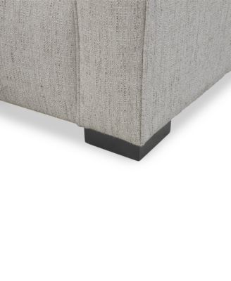 Radley Roll Arm 115" 4-Pc. Fabric L Sectional with Wedge, Exclusively at Macy's