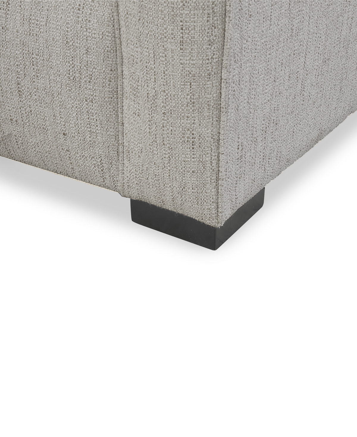 Macy's Radley Roll Arm 115" 4-pc. Fabric L Sectional With Wedge, Exclusively At  In Gray