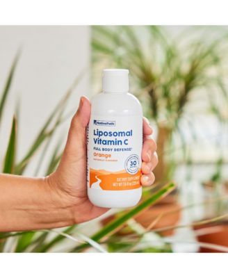 Liposomal Vitamin C 500mg with Amla Extract - High Absorption Immune Support Supplement - Orange Flavor, 30 Servings